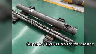 एक्सट्रूज़न के लिए टिकाऊ समानांतर ट्विन स्क्रू और बैरल